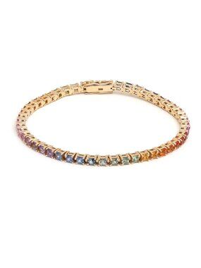 Elite Baguette 14K (Custom) Yellow Gold Diamond Tennis Bracelet